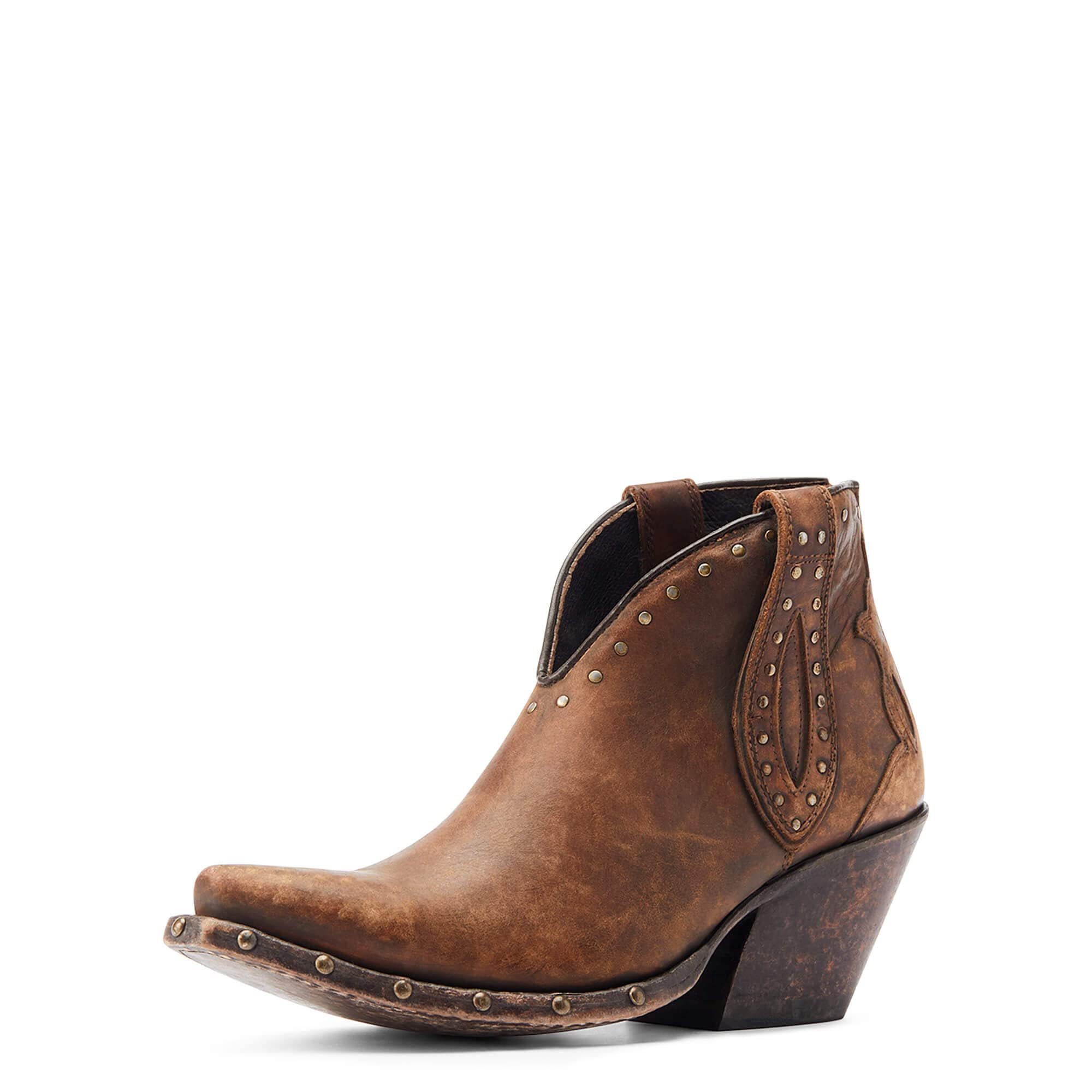 Photo 1 of ARIAT BMVY9 Womens Greeley Western Boot Naturally Distressed Brown 8