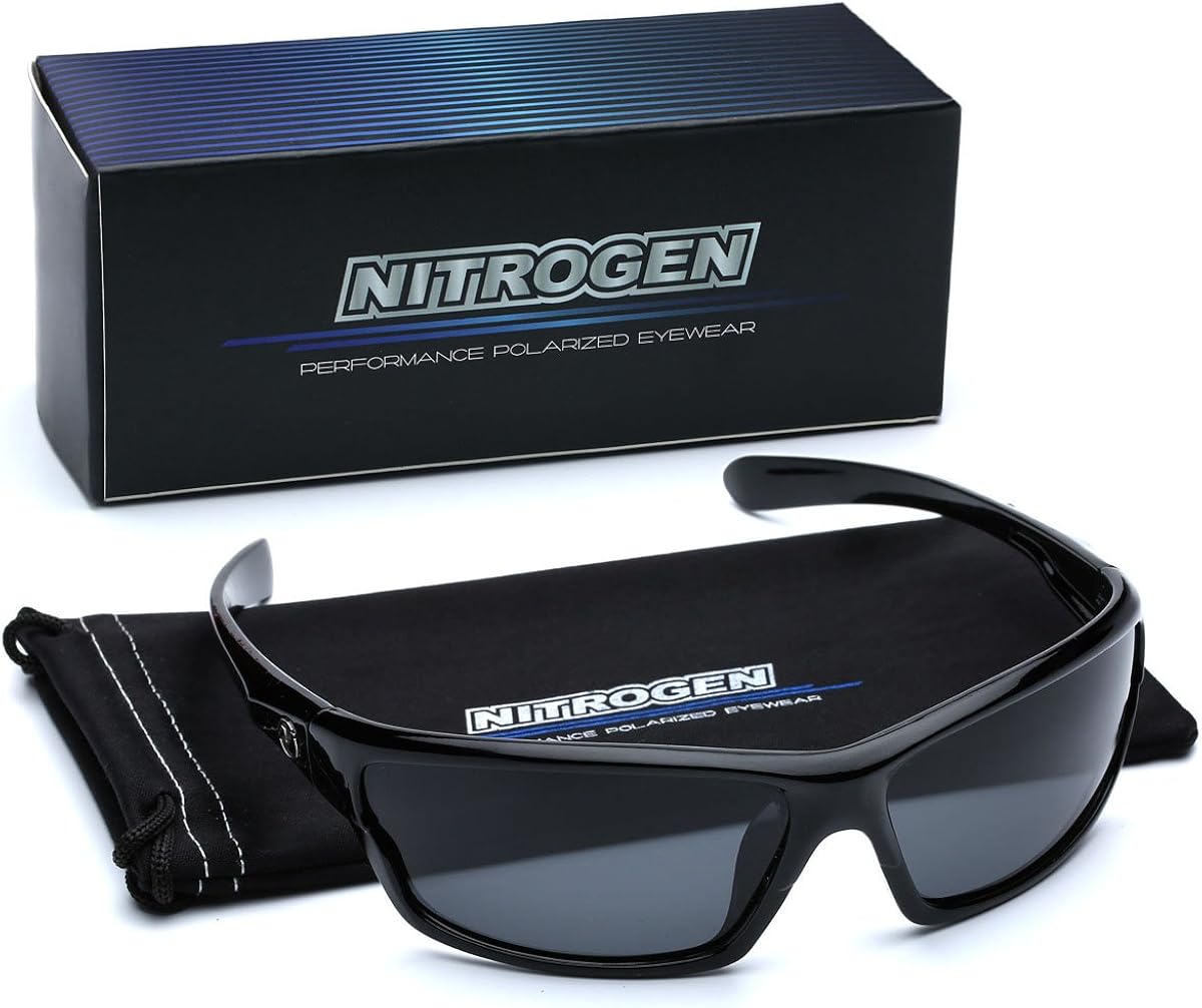 Polarized Wrap Around Sport Sunglasses: Clothing