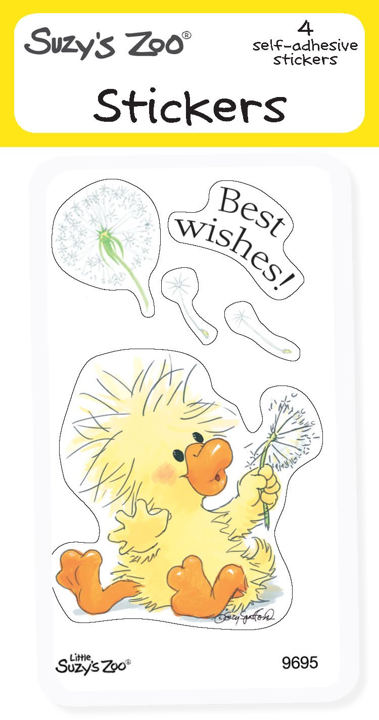 Suzy S Zoo Stickers 4 Pack Best Wishes Buy Online In Angola At Angola Desertcart Com Productid