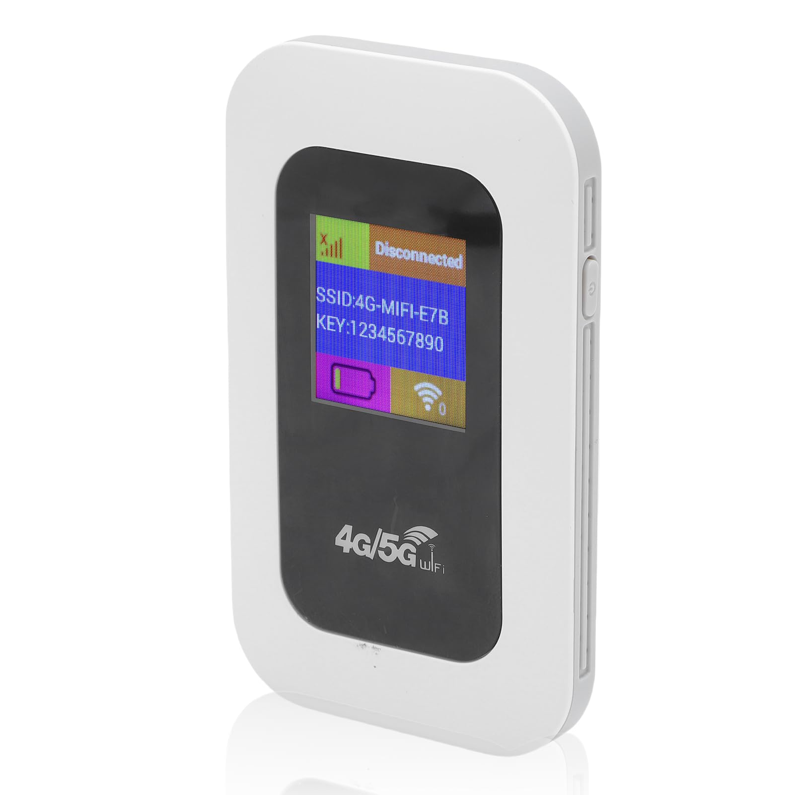 Photo 1 of Pocket WiFi, 300Mbps High Speed 4G Portable WiFi Hotspot with 2100mAh Battery and SIM Card Slot for Travel Camping and Outdoor Internet Access