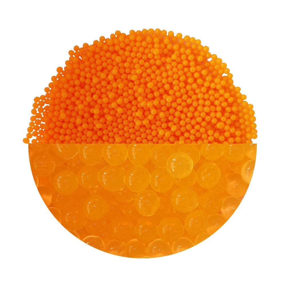 trendfinding 100 g water-retaining deco granules orange, grain size 3.5-4 mm, decoration for flowers and plants, 10 litres, very economical, versatile use