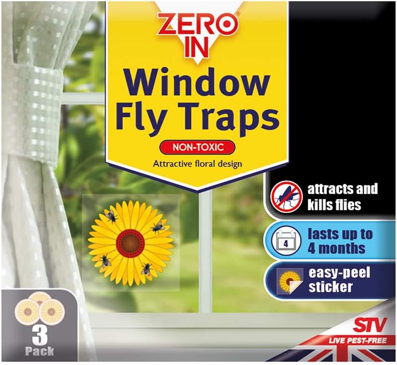 Twin Pack Of Decorative Window Fly Killers