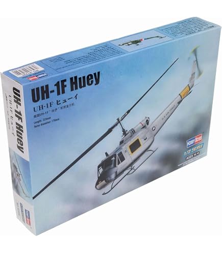 Hobby Boss Easy Assembly UH-1C Huey Airplane Model