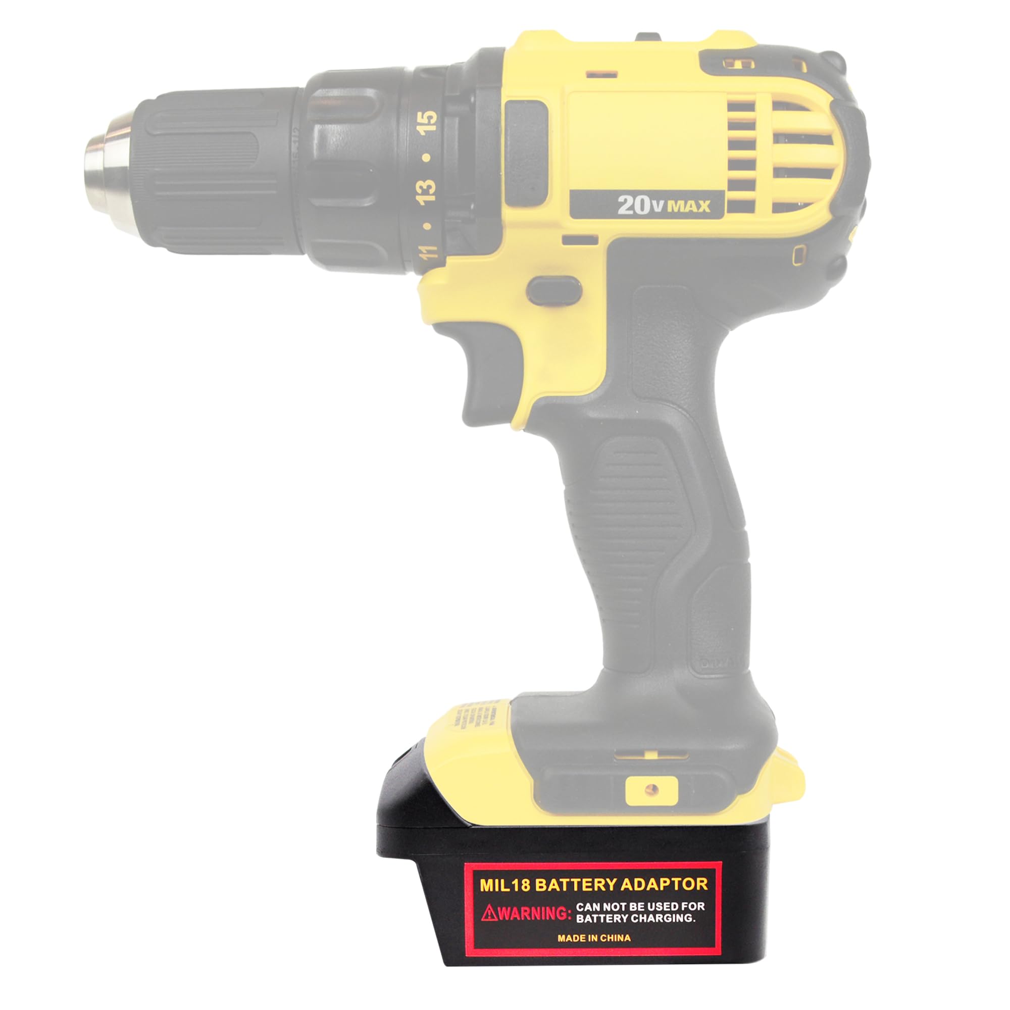 Photo 1 of Battery Converter for Milwaukee to DeWalt Battery Adapter,Convert Milwaukee M18 18V to DeWalt 20V Battery for 20V Power Tools Use