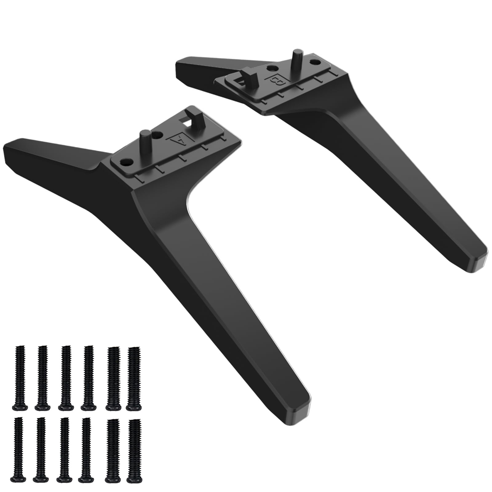 Photo 1 of **FOR PARTS ONLY/ DAMAGED & MISSING ASSEMBLY HARDWARE *** Maozhren Stand for LG TV Legs, Only for LG TV Stand 55UK6500 55UJ6300 55UK6300 55UM6900 55UK6090PUA 55UN7300 55LJ550M 50UK6300 50UJ6300 50UK6500 50UK6090 50UM7300 49UJ6300 Only for Models We List