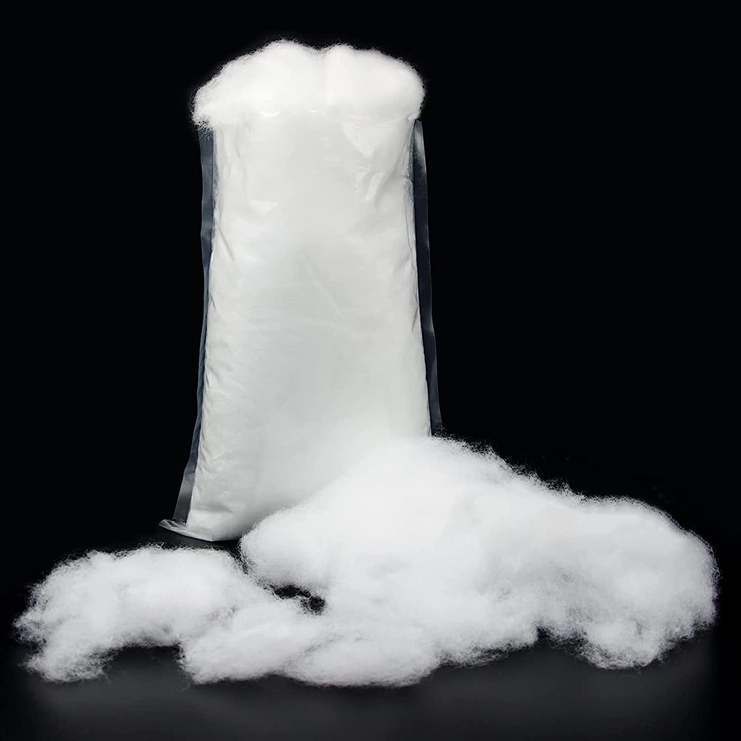 XNBTFK Christmas Fake Snow Decoration, 1 Bag 150g/5.3Oz Christmas Artificial Snow Fake, Artificial Snow for Christmas Tree, Fiber Fluffy 3D Snow for Holiday Decor