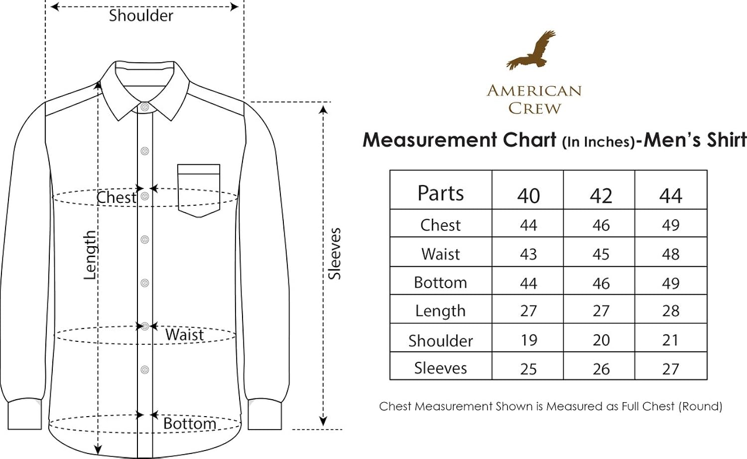 american crew men's casual shirt