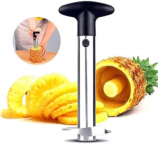 sinzau Ananasschneider, Neuheit Ananasschneider, Verbessert, Verstärkt, Dickere Klinge, Edelstahl Ananasschneider Entferner (Mehrweg)
