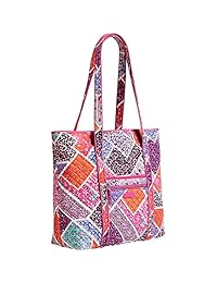 Vera Bradley Bolso icónico Vera, algodón distintivo, talla única