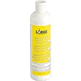 Lodge Enameled Cast Iron and Ceramic Stoneware Cleaner, 12 oz | 100% Biodegradeable Formula for Enameled Cast Iron &amp; Ceramic Stoneware, Dye and Bleach-Free, Non-Toxic Cleaner