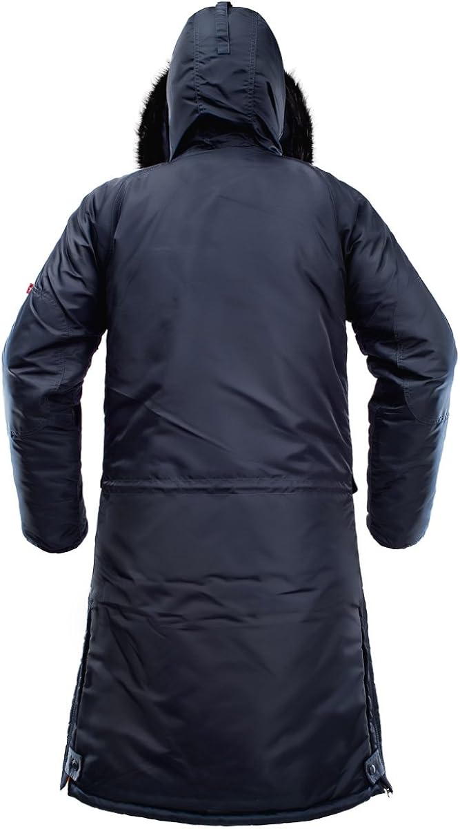 AIRBOSS Mens Parka N-7B Shuttle Long 