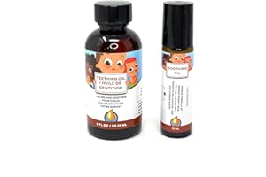 Punkin Butt Baby Teething Oil (2 Oz) and Lavender Soothing Oil (10 ml) Bundle for Sore Gum Relief and to Promote Relaxation and Sleep | All Natural, Organic, Safe for Infants, Chemical-Free