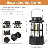 Flintronic Camping Lanterns 2 Pack Retro Battery Powered IPX4 Waterproof view 2