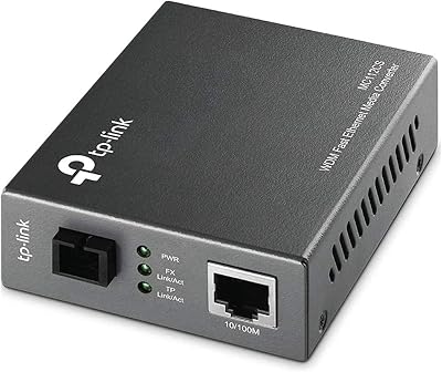 TP-Link MC112CS WDM Media Converter 10/100Mbps Fiber Extends 20km 802.3u