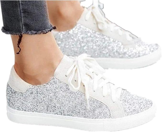 Amazon Co Jp Hemlock ティーンレースアップフラットシューズ レディース ランニングスニーカー スポーツ アウトドアシューズ 刺繍フラワーシューズ Us 6 5 ホワイト Ldc127 家電 カメラ