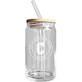 R and R Imports College of Charleston NCAA 12 oz Engraved Can Glass Single