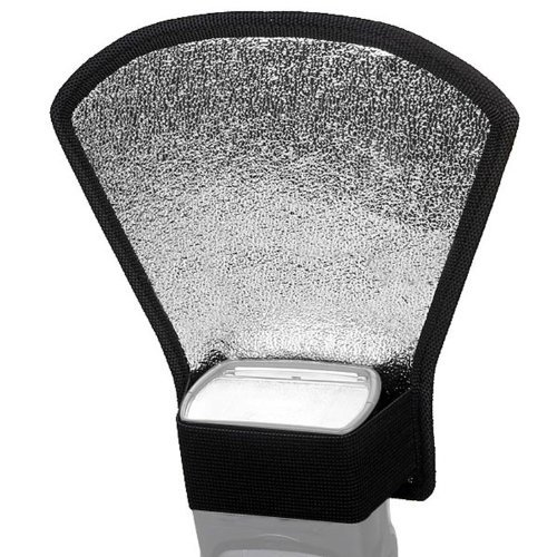 SUPON Flash Speedlite Diffuser softbox Silver/White Reflector for Canon Nikon Pentax Yongnuo and Other and All Speedlight Flashes - Thumbnail 3