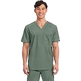 Cherokee Scrub for Men's Tuckable V-Neck Top with 1 Chest Pocket, Pen Slot, Ultra Soft, Durable, 2-Way Stretch Fabric- WW690