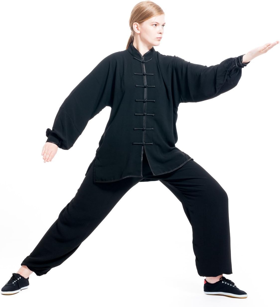 ICNBUYS Women's Tai Chi Uniform Cotton Silk