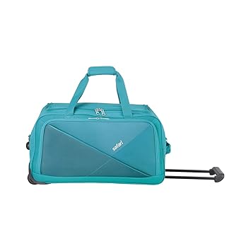 Safari Pret 59 Cms Polyester Teal Check-In 2 Wheels Soft Duffle
