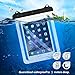 AICase Universal iPad Waterproof, Dry Bag Pouch for iPad Pro 10.5, New iPad 9.7 2017/2018, iPad Pro 9.7, iPad Air/Air 2, Tablets up to 11.5 Inch (Black)