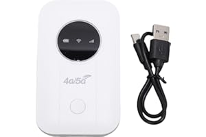 XUMIUZIY 4G 5G WiFi Mobile Hotspot, Portable WiFi Router with SIM Card Slot for Travel Business Camping RV, Supports 10 Devic