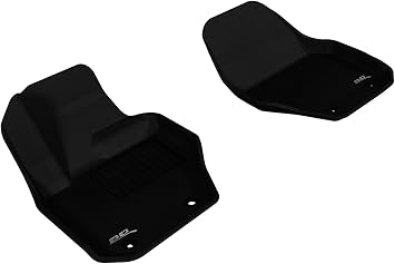 Amazon Com 3d Maxpider Front Row Custom Fit All Weather Floor Mat