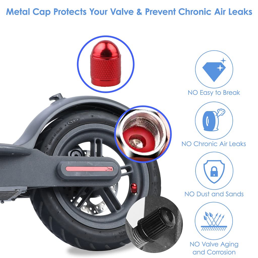 aibiku 8.5 Inches Inner Tube for Electric Scooter, Thickened, Durable, Leak-Proof, 8 1/2 x2 Inner Tube for Xiaomi M365, for Gotrax GXL V2 Scooter, for 50/7-6.1 Tire (Pair)