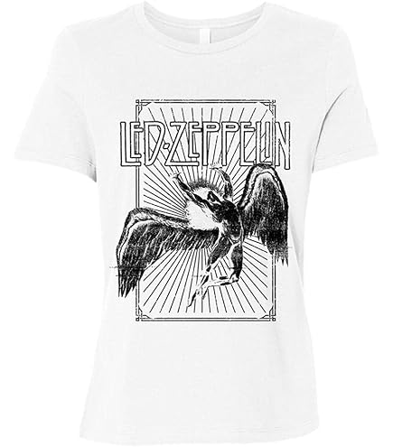 Led Zeppelin T Shirt Vintage Print Lz1 New Official Womens