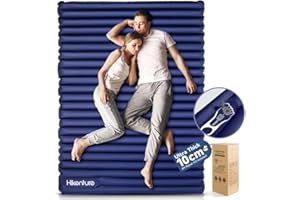 Double Sleeping Pad, Hikenture Camping Mattress for 2 Person,Inflatable & Ultralight Backpacking Sleep Mat(1008-C1)
