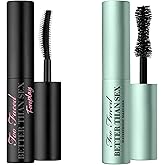 Too Faced Better Than Sex Waterproof Mascara & Foreplay Primer Travel Duo | Includes Better Than Sex Waterpoof Mascara For Lasting Volume, 0.17 Fl Oz + Foreplay Primer For Conditioning, 0.13 Fl Oz