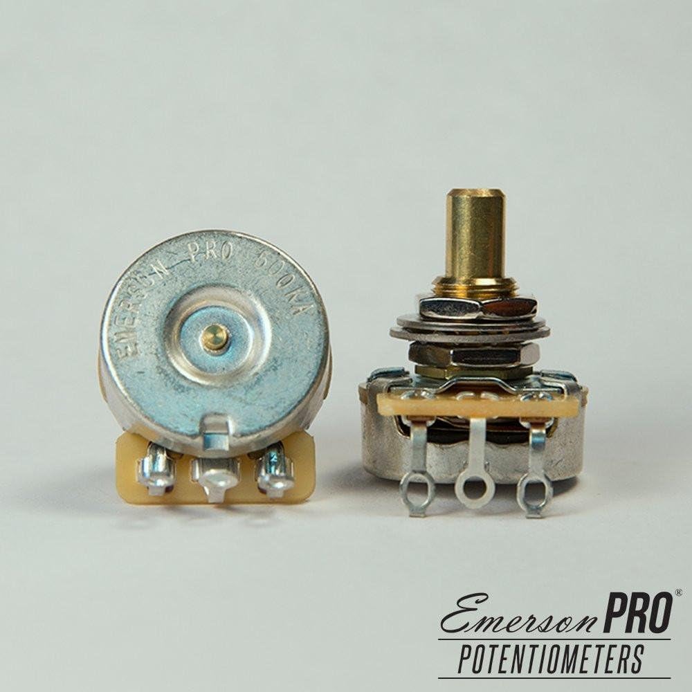 Emerson Custom Pro CTS - 500K Short (3/8 Inch) Solid Shaft Potentiometer