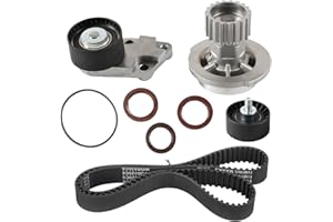 DAYSYORE Timing Belt Kit with Water Pump WP335K1A 130-1920 Fits for 2004-2008 Aveo 1.6L DOHC L4 16V, for 2007-2008 AVEO5 1.6L DOHC L4 16V Engine, with 1-Year Warranty