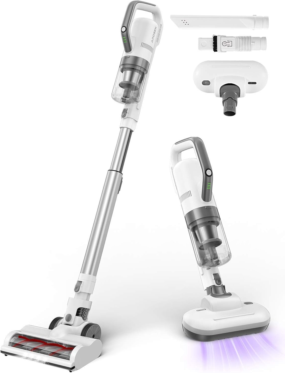 APOSEN Cordless Vacuum Cleaner, 4 in 1 Stick Vacuum Cleaner, 21000Pa