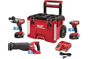Milwaukee 2796-22PO M18 Fuel with ONE-Key 18-Volt Lithium-Ion Brushless Cordless Combo Kit (3-Piece)