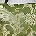 CaliTime Pack of 2 Throw Pillow Covers Cases for Couch Sofa Home Decor, Vintage Floral Leaves, 18 X 18 Inches, Olive Green