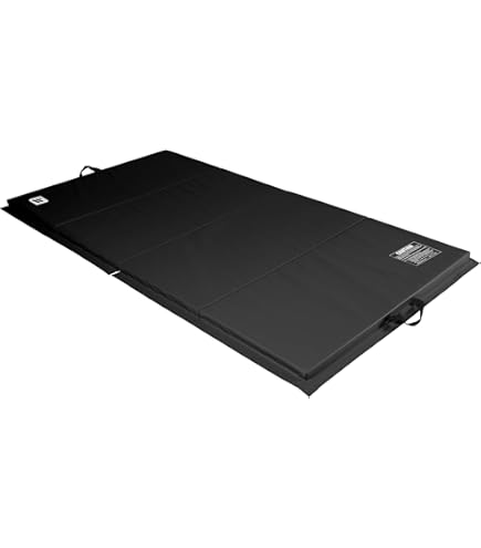 thumbnail image 2 of Cheerleading Practice Mat Indoor Gymnastics Mat With Grippy Carpet Top - Roll Out Exercise Mat For MMA, Cheerleading & Fitness MMA Training Mat 2 of 14