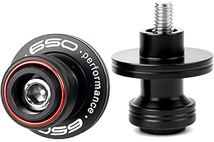 ZEXDDI Fit For Kawasaki Ninja 650 EX650 Z650 RS Z 650 2017-2023 2024 2025 Versy 650 Motorcycle CNC Swingarm Spool Sliders Stand Screw Swing Arm Sliders (Red)