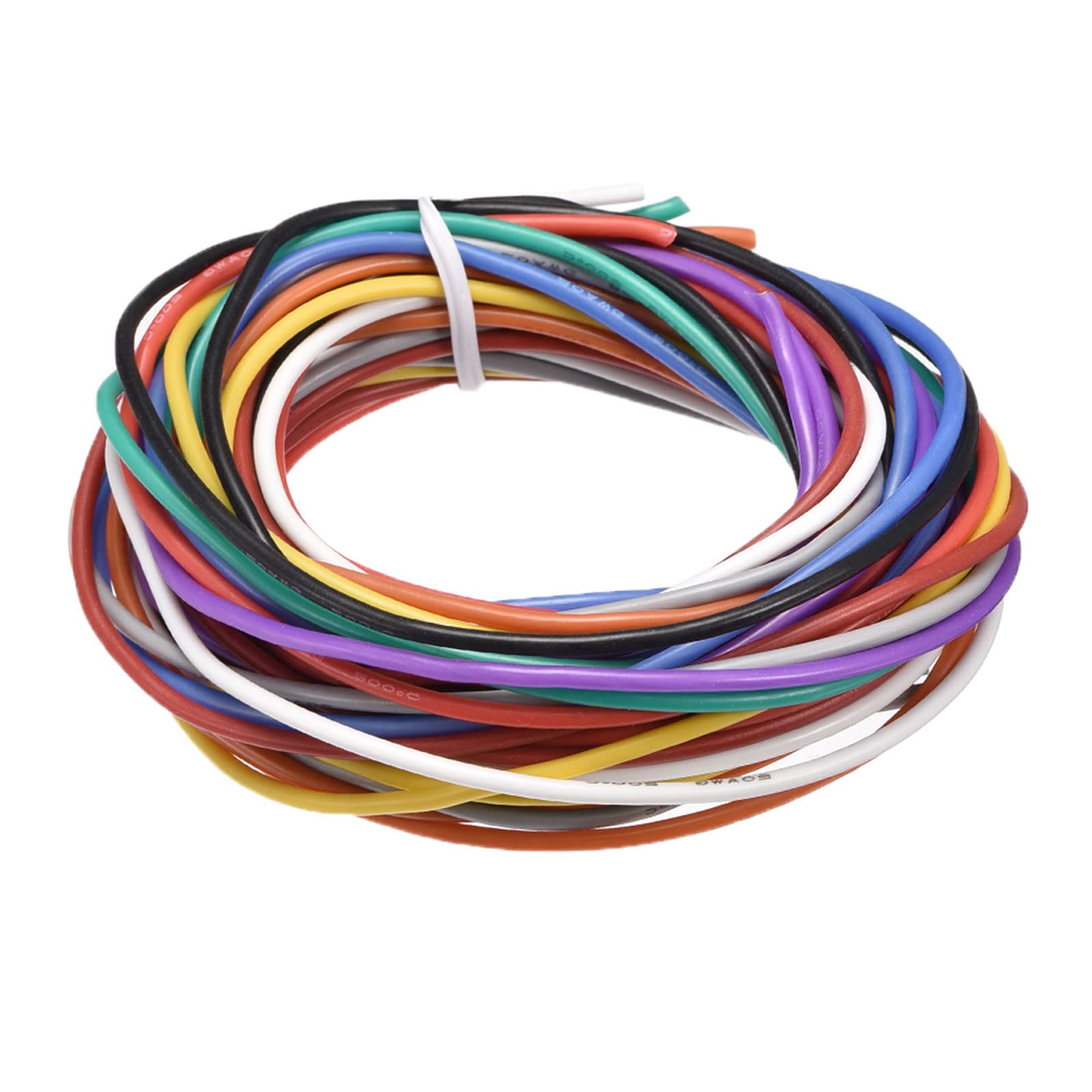 Rebower Silicone Wire 20AWG Tinned Copper Flexible, [for Electrical Applications] - 3Ft/ 600V /1.8mm