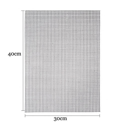 WXLAA BBQ Barbecue Grill Replacement Mesh Wire Net Outdoor Cook Kitchen Tools 3040cm Black