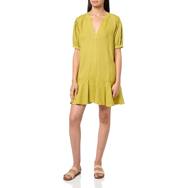 kenley cotton crew neck dress KENLEY LONG SLEEVE CREWNECK DRESS, HYDRA BLUE DANDY LIONS