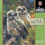 MasterPieces Carl Brenders Wildlife Collection Hidden in The Pines Jigsaw Puzzle, 1000-Piece
