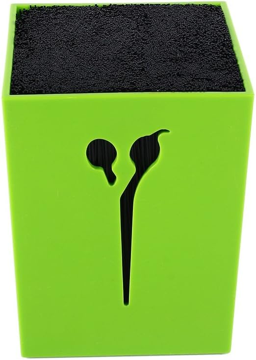Professional Salon Scissors Holder Hairdressing Barber Combs Clamps Stand Container Scissors Storage Box Stylish Organizers (Color : Green) - Image 3