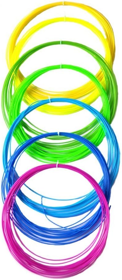 DEWANG 20 Papers Mold Template For 3D Pen Drawing and 60 Meters 196.6 ft PLA Filament 1.75 mm For 3D PEN Filament Refill and Practise