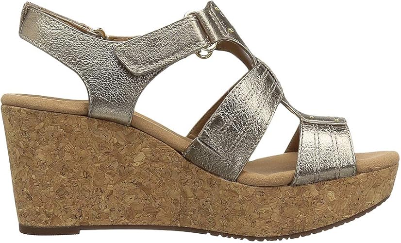clarks women's annadel orchid wedge sandal