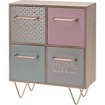 5 Schubladen zur Aufbewahrung 32x32x15 cm ATMOSPHERA Schubladenboxen