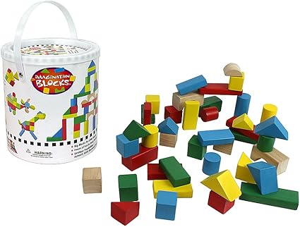 childrens wooden block set