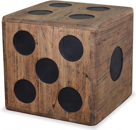 vidaXL 244559 Mindi - Caja de almacenamiento (40 x 40 x 40 cm): Amazon.es: Hogar