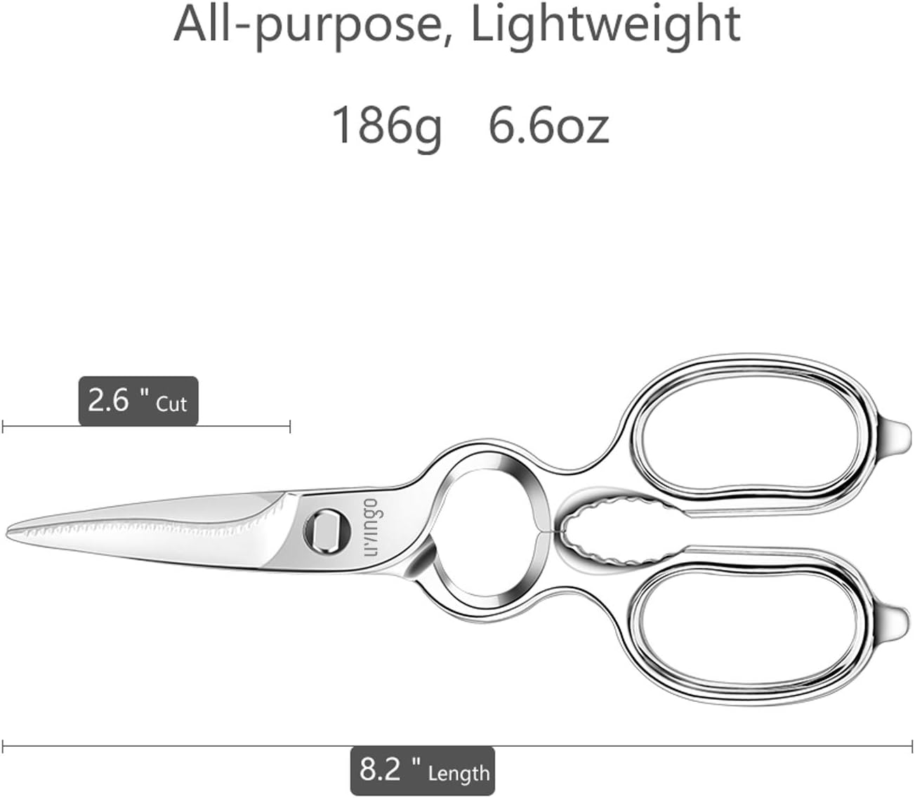 LIVINGO Kitchen Forged Shears Heavy Duty - Image 3
