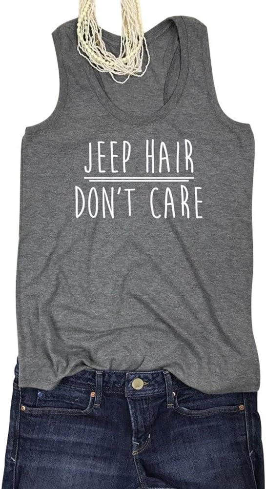 Women Hair Don't Care Tank Tops T Shirts Blouses